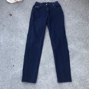 Dark Blue Lee Riveted Jeans size 10 Long